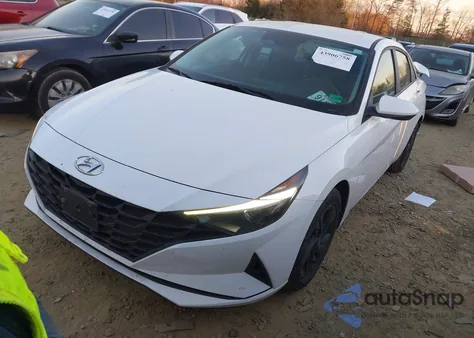 2023 Hyundai Elantra Hybrid Blue из США, поврежденный, VIN KMHLM4AJ0PU085856